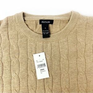 Wheat 100% Cotton Alfani Sweater size Small